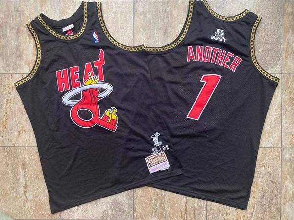 Miami Heat Black #1 ANOTHER Basketball Jersey (Closely Stitched)