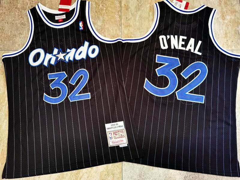 Orlando Magic 1994/95 Black #32 ONEAL Classics Basketball Jersey (Closely Stitched)