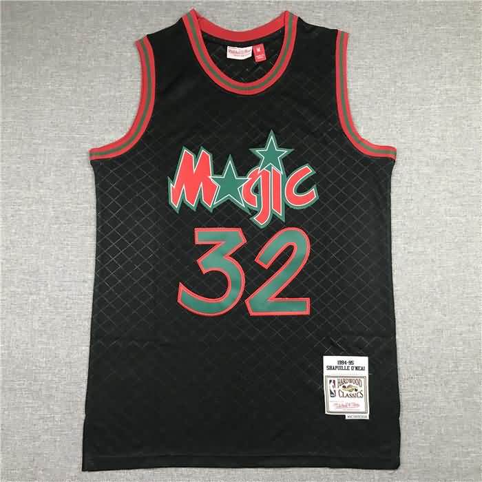 Orlando Magic 1994/95 Black #32 ONEAL Classics Basketball Jersey 02 (Stitched)