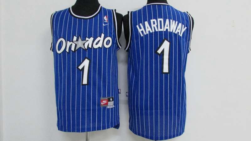 Orlando Magic Blue #1 HARDAWAY Classics Basketball Jersey (Stitched)