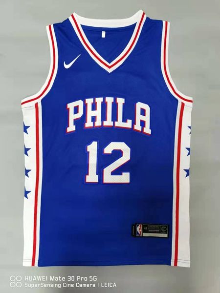 20/21 Philadelphia 76ers Blue #12 HARRLS Basketball Jersey (Stitched)