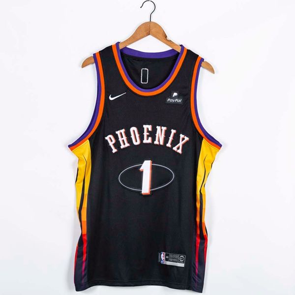 21/22 Phoenix Suns Black #1 BOOKER Basketball Jersey (Stitched)