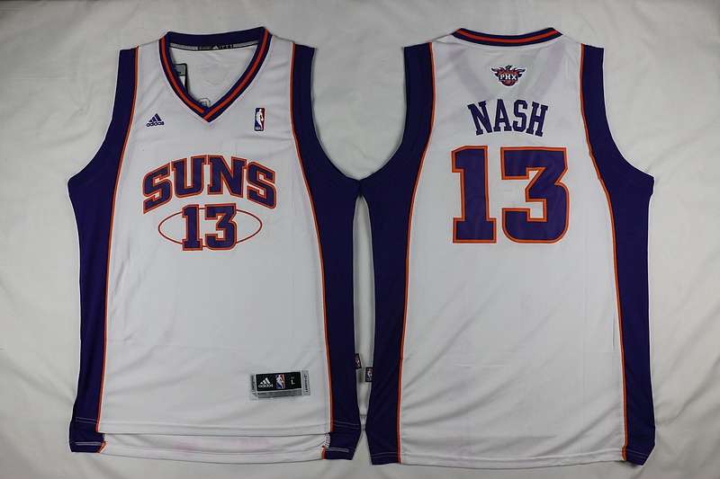 Phoenix Suns White #13 NASH Classics Basketball Jersey (Stitched)