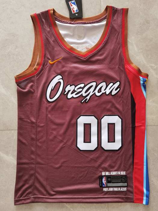Portland Trail Blazers 20/21 Brown #00 ANTHONY City Basketball Jersey (Stitched)