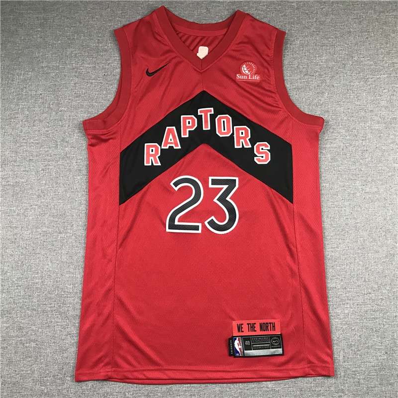 Toronto Raptors 20/21 Red #23 VANVLEET Basketball Jersey (Stitched)