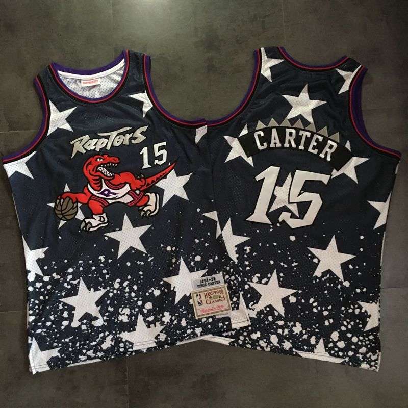 Toronto Raptors 1998/99 Black #15 CARTER Classics Basketball Jersey 02 (Closely Stitched)