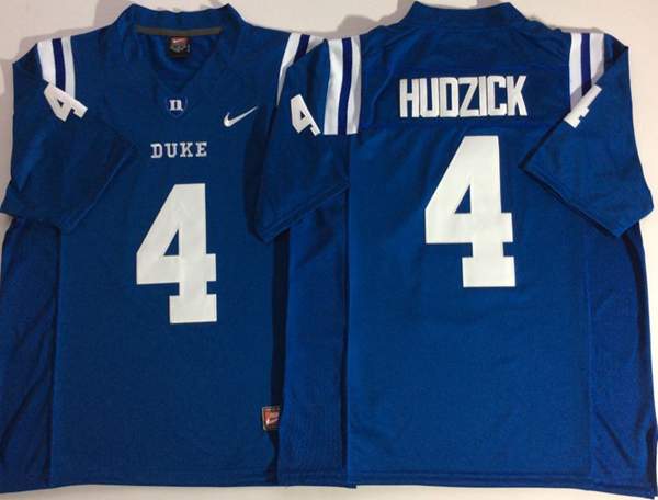 Duke Blue Devils Blue #4 NUDZICK NCAA Football Jersey