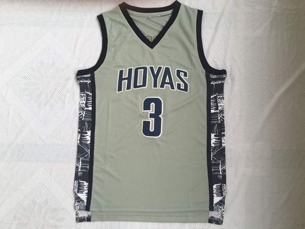 Georgetown Hoyas Grey #3 IVERSON NCAA Basketball Jersey