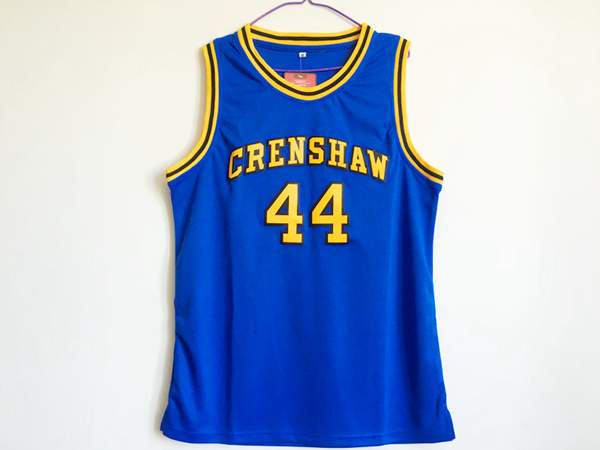 Crenshaw Blue #44 BRYANT Basketball Jersey