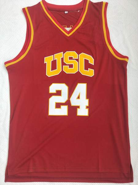 USC Trojans Red #24 SCALABRINE NCAA Basketball Jersey