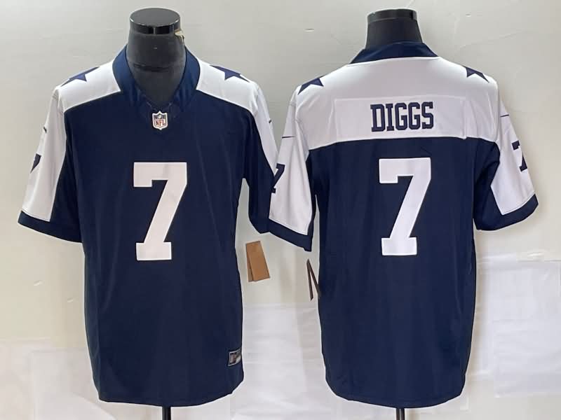 Dallas Cowboys Dark Blue NFL Jersey 04