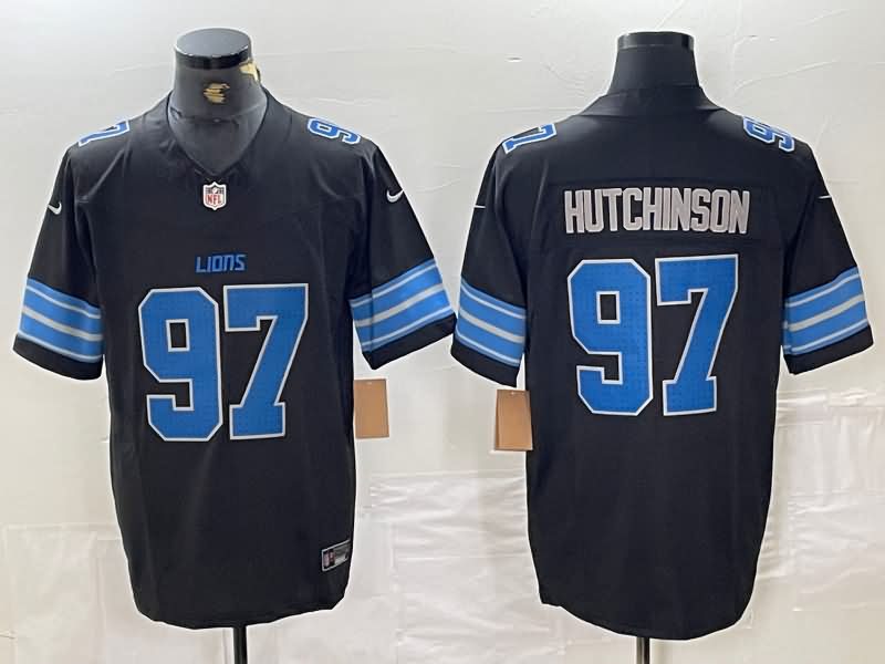 Detroit Lions Black NFL Jersey 02