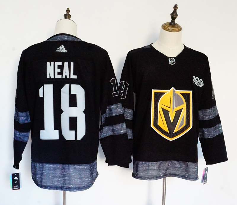 Vegas Golden Knights Black #18 NEAL 100th Anniversary NHL Jersey