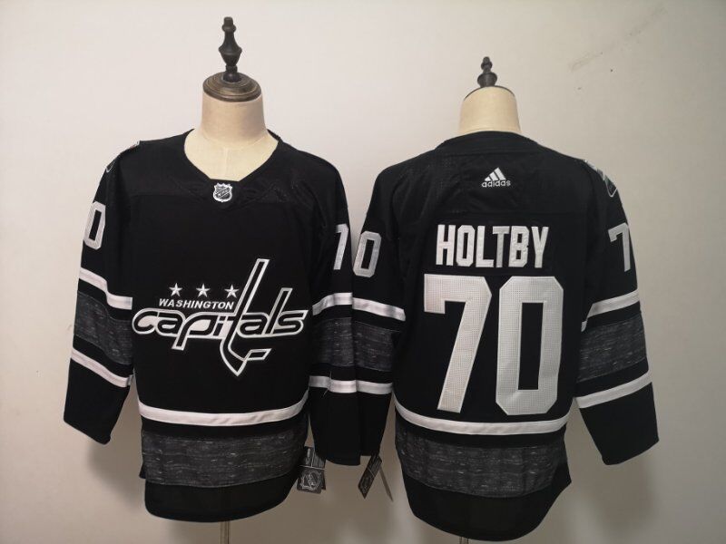 2019 Washington Capitals Black #70 HOLTBY All Star NHL Jersey