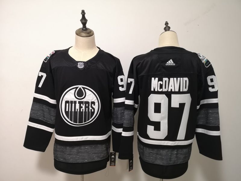 2019 Edmonton Oilers Black #97 MCDAVID All Star NHL Jersey