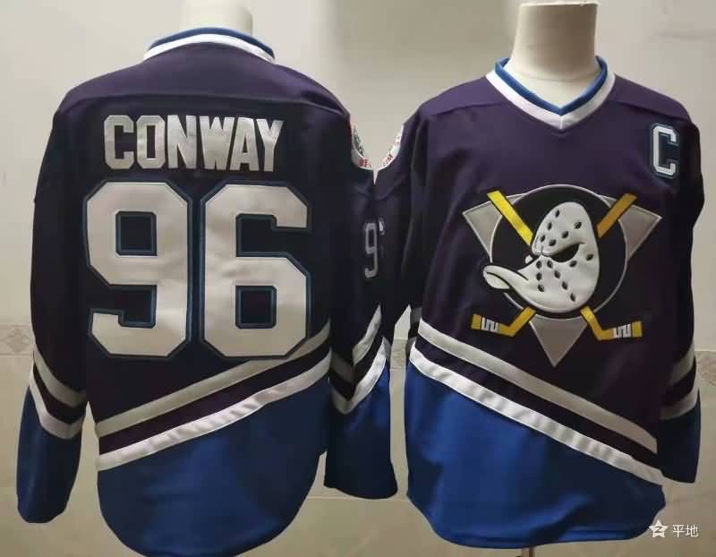 Anaheim Ducks Dark Blue #96 CONWAY NHL Jersey