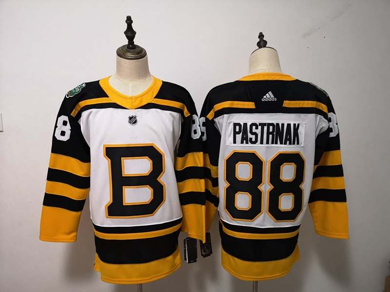 Boston Bruins White #88 PASTRNAK Classics NHL Jersey