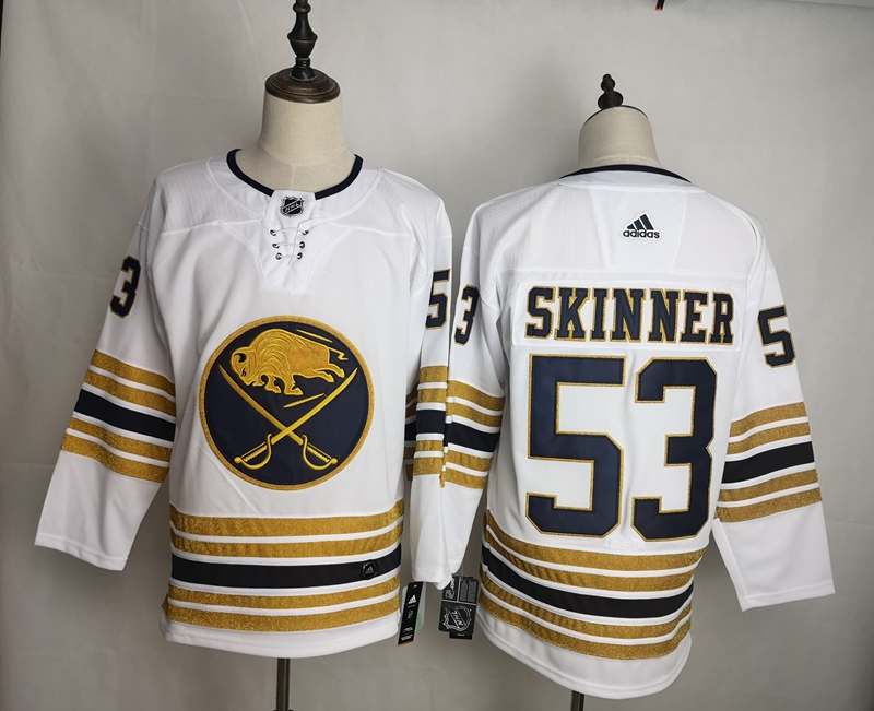 Buffalo Sabres White #53 SKINNER NHL Jersey 02
