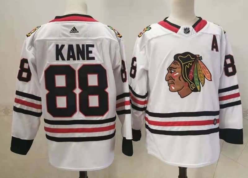 Chicago Blackhawks White #88 KANE NHL Jersey 02