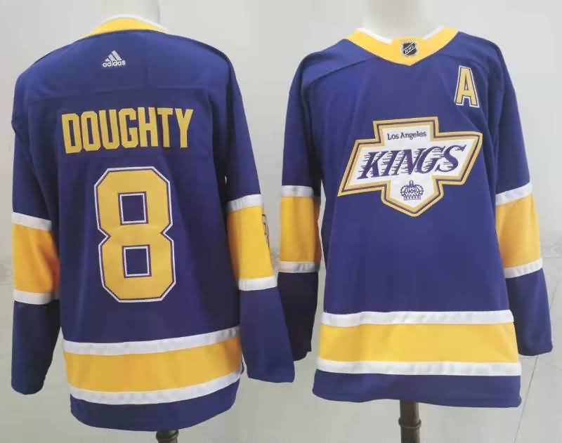 Los Angeles Kings Purple #8 DOUGHTY NHL Jersey