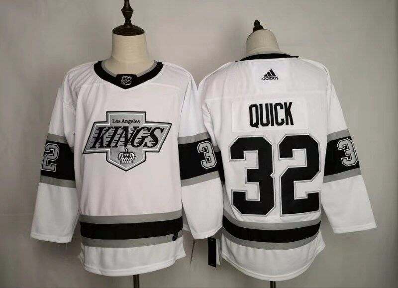 Los Angeles Kings White #32 QUICK Classics NHL Jersey