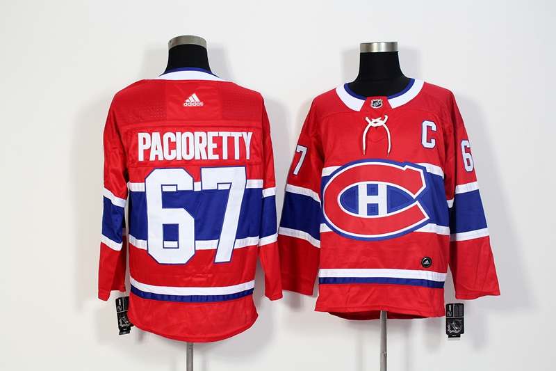 Montreal Canadiens Red #67 PACIORETTY NHL Jersey