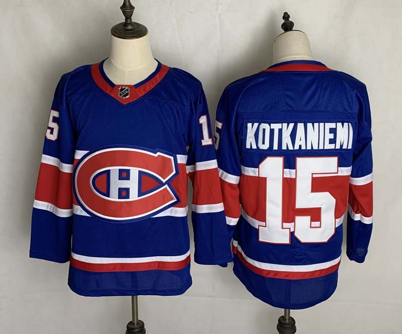 Montreal Canadiens Blue #15 KOTKANIEMI Classics NHL Jersey