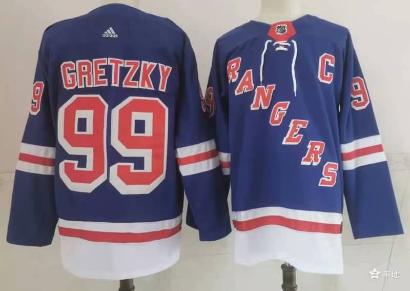 New York Rangers Blue #93 ZIBANEJAD NHL Jersey