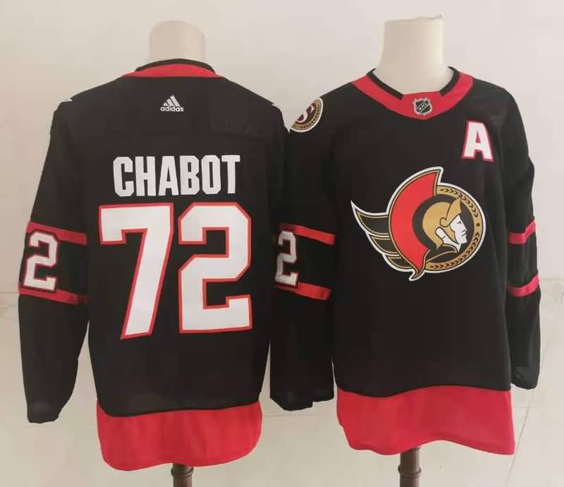 Ottawa Senators Black #72 CHABOT NHL Jersey