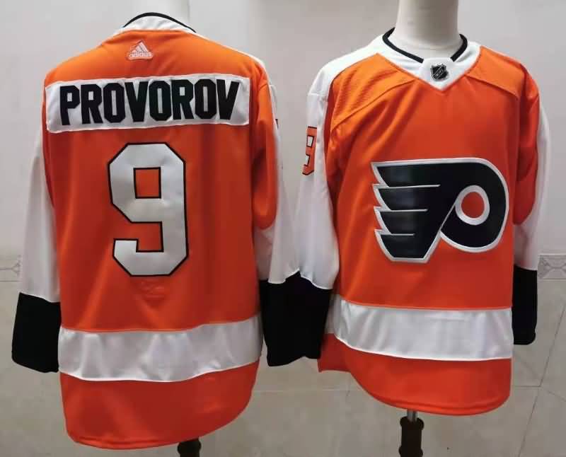 Philadelphia Flyers Orange #9 PROVOROV NHL Jersey 02