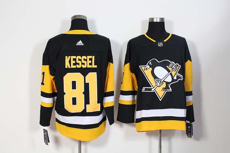 Pittsburgh Penguins Black #81 KESSEL NHL Jersey