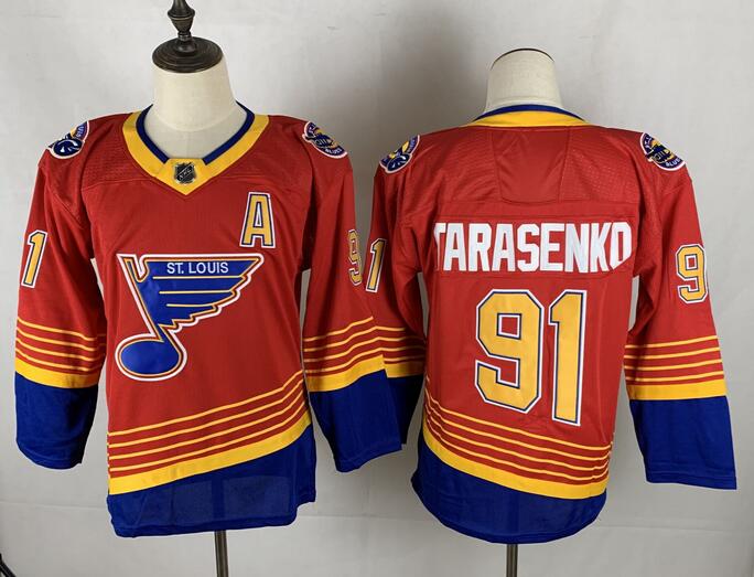 St Louis Blues Red #91 TARASENKO Classics NHL Jersey