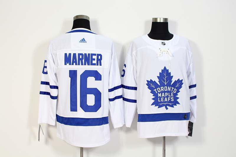 Toronto Maple Leafs White #16 MARNER NHL Jersey