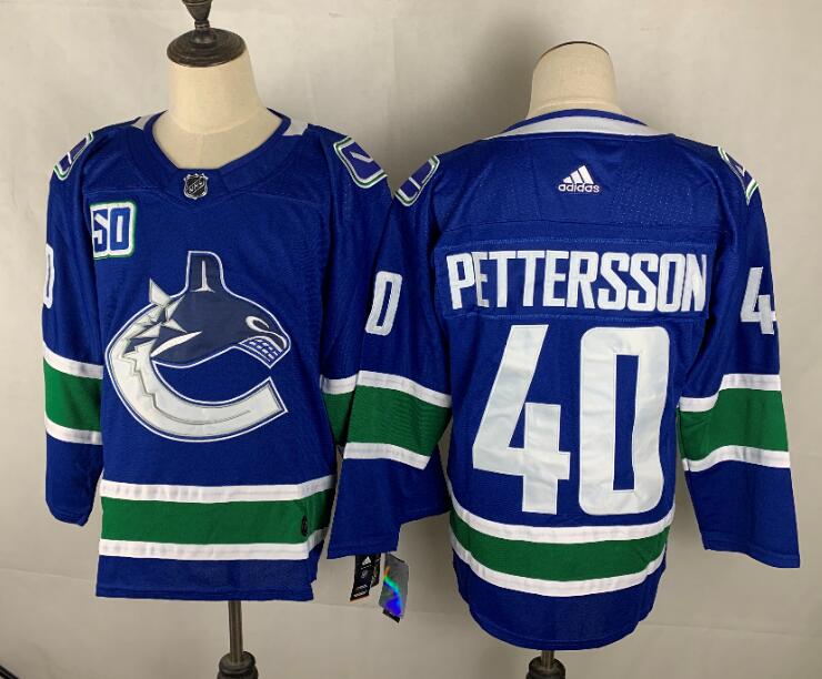 Vancouver Canucks Blue #40 PETTERSSON NHL Jersey 02