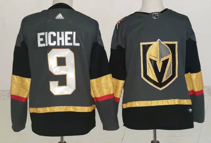 Vegas Golden Knights Grey #9 EICHEL NHL Jersey
