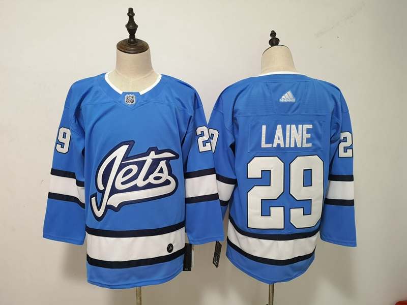 Winnipeg Jets Blue #29 LAINE NHL Jersey