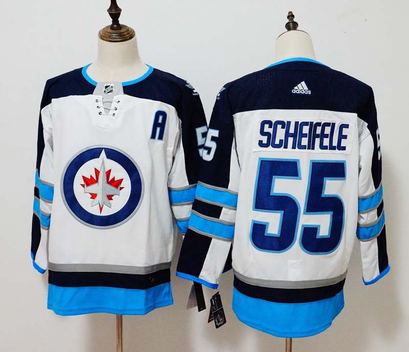 Winnipeg Jets White #55 SCHEIFELE NHL Jersey