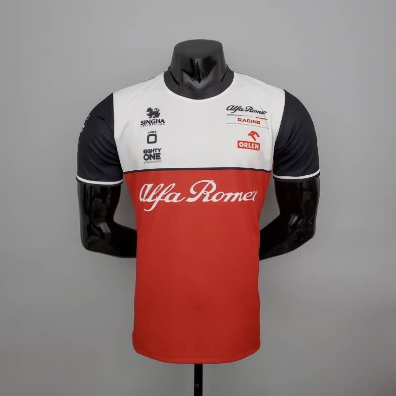 AAA Quality F1 ALFA 2021 Red Training Jersey