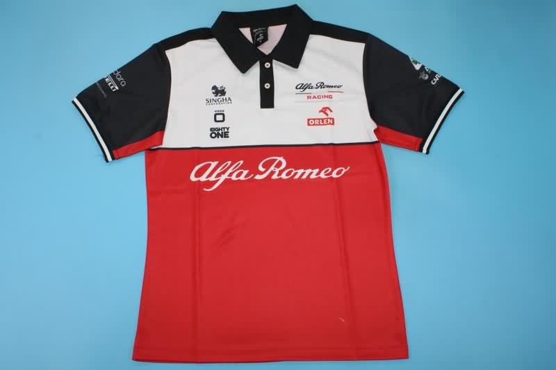 AAA Quality F1 ALFA 2021 Red Polo Soccer T-Shirt
