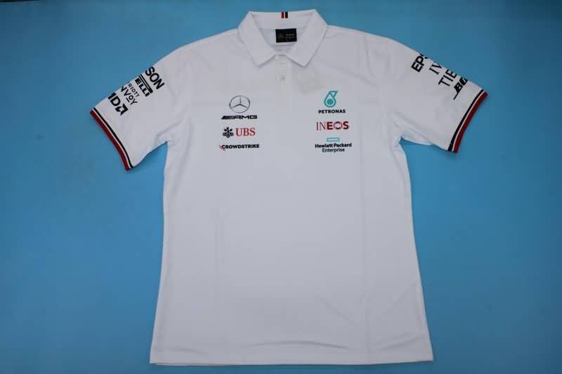 AAA Quality Mercedes 2021 White Polo Soccer T-Shirt