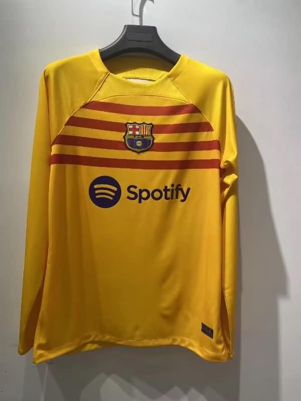 AAA Quality Barcelona 22/23 Fourth Long Sleeve Soccer Jersey