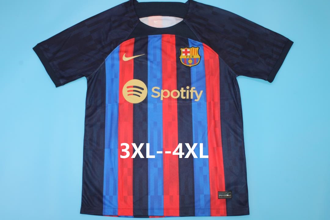 AAA Quality Barcelona 22/23 Home Soccer Jersey(Big Size)