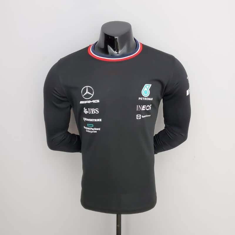 AAA Quality Mercedes 2022 Training Long Sleeve Jersey