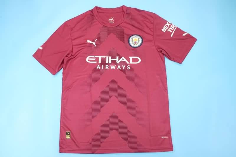 AAA Quality Manchester City 22/23 Goalkeeper Red Soccer Jersey