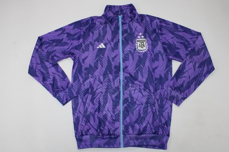AAA Quality Argentina 2022 Purple Soccer Jacket