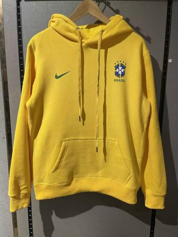 AAA Quality Brazil 2022 Yellow Soccer Hoodie