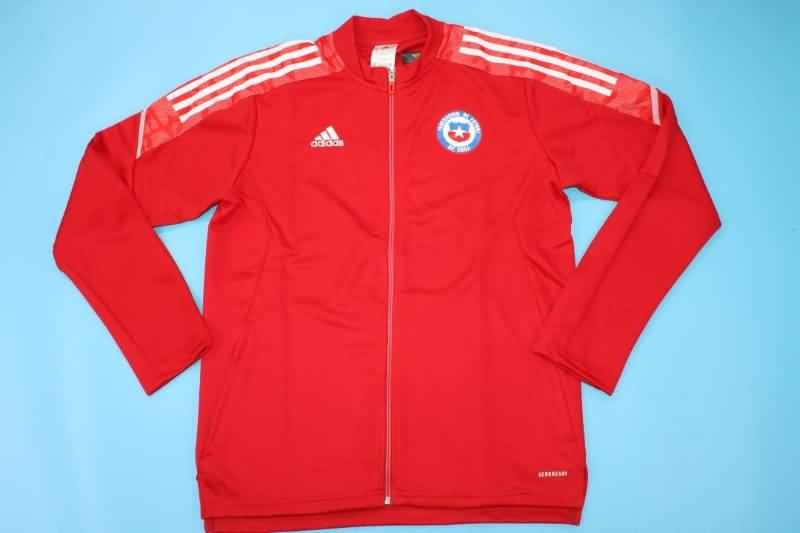 AAA Quality Chile 22/23 Red Soccer Jacket