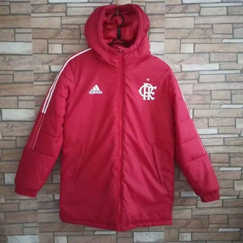 AAA Quality Flamenco 2022 Red Soccer Cotton Coat 02