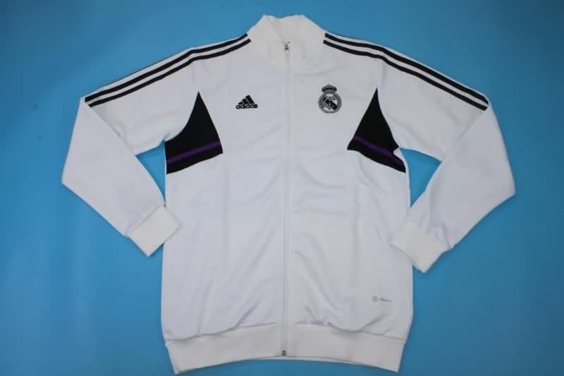 AAA Quality Real Madrid 22/23 White Soccer Jacket