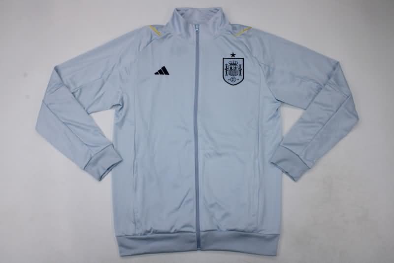 AAA Quality Spain 2022 Blue Soccer Jacket